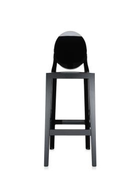 ONE MORE - Sgabello con schienale ovale. Design by Philippe Starck