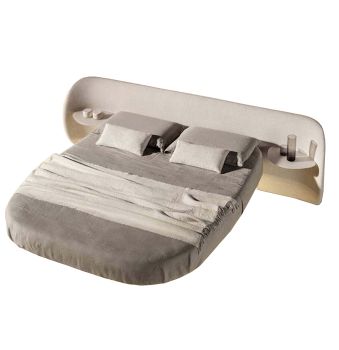 Letto Roundy Air - Pianale e testiera a terra freestanding