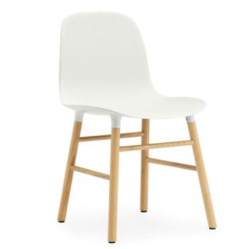 SEDIA FORM CHAIR OAK WHITE