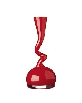 Vaso SWING piccolo. Dimensioni H20; D9 cm. Materiale: Vetro. Disponibile nel colore bianco.