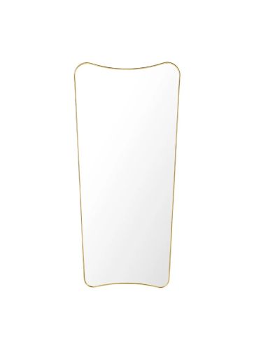 F.A. 33 – Rectangular Wall Mirror – Large Brass