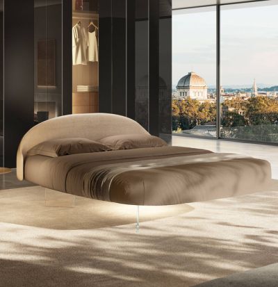 Letto Roundy Air - Pianale e testiera freestanding