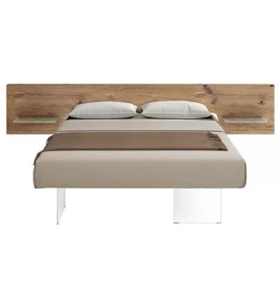 Letto-Air-Pianale-freestanding-e-testiera-Wildwooda-parete-Lago