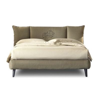 Guess - Letto matrimoniale tessile con base contenitore