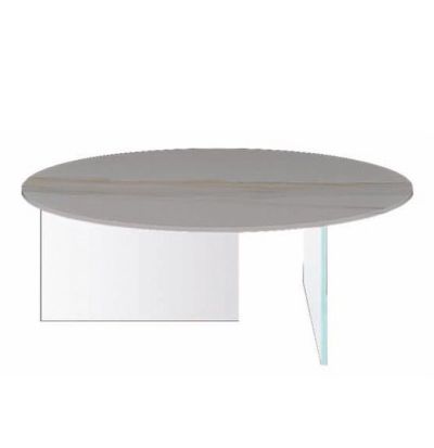 Tavolino Air Xglass Rotondo